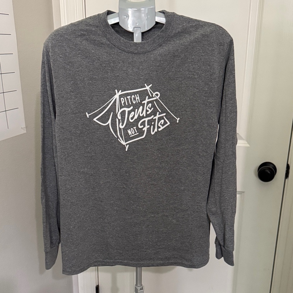 Pitch Tents, not Fits long sleeved  heavy cotton tee